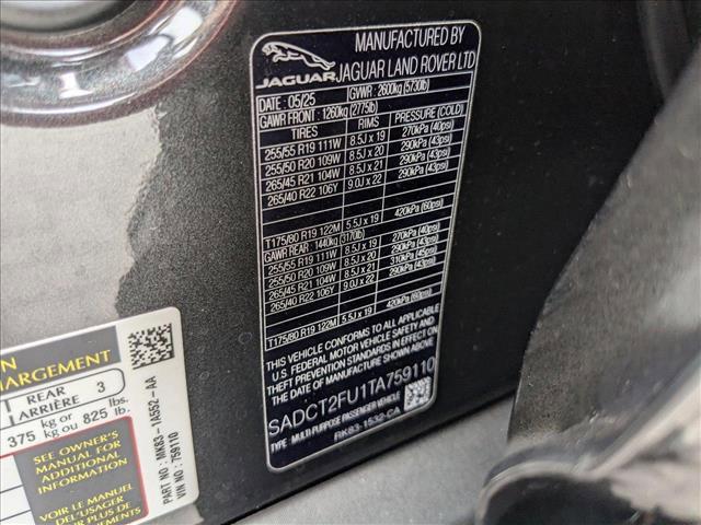 new 2026 Jaguar F-PACE car, priced at $77,138