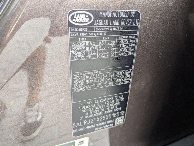 new 2025 Land Rover Discovery car, priced at $69,403