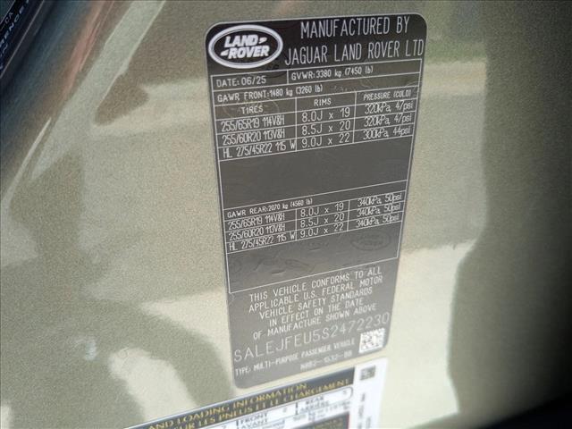 new 2025 Land Rover Defender car, priced at $92,218