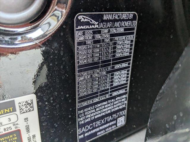 new 2026 Jaguar F-PACE car, priced at $66,108