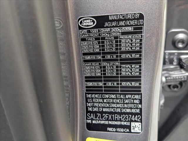 used 2024 Land Rover Range Rover Evoque car, priced at $45,777