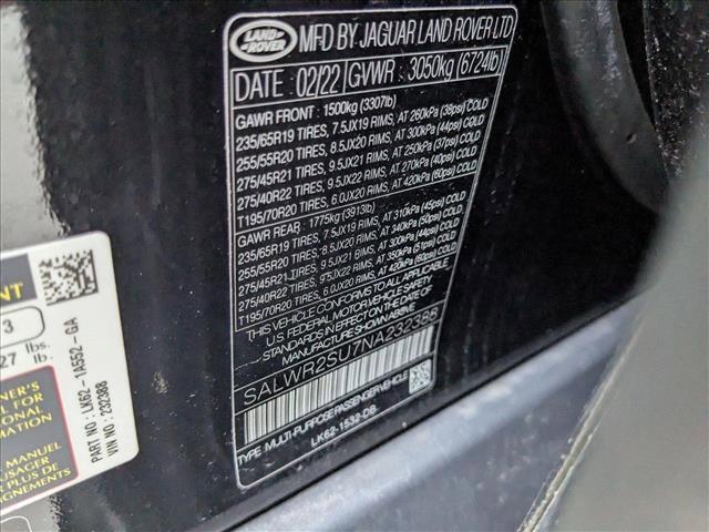 used 2022 Land Rover Range Rover Sport car, priced at $47,000