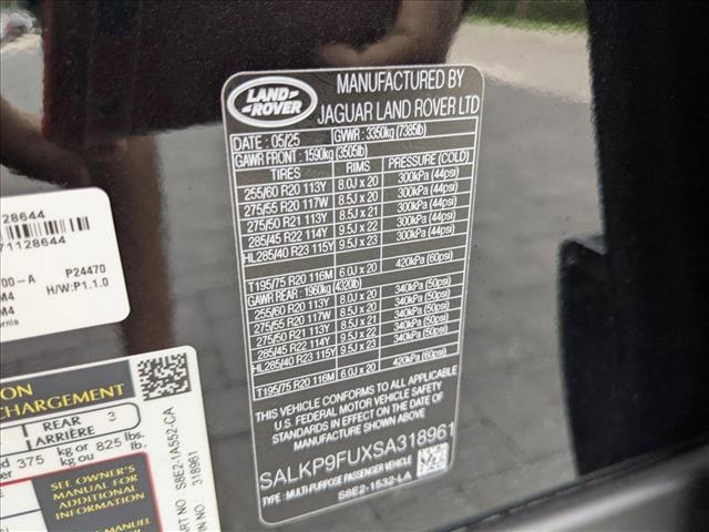 new 2025 Land Rover Range Rover car, priced at $125,825