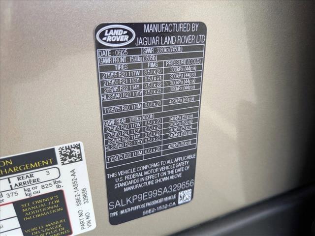 new 2025 Land Rover Range Rover car, priced at $147,455