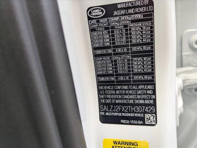 new 2026 Land Rover Range Rover Evoque car, priced at $58,170