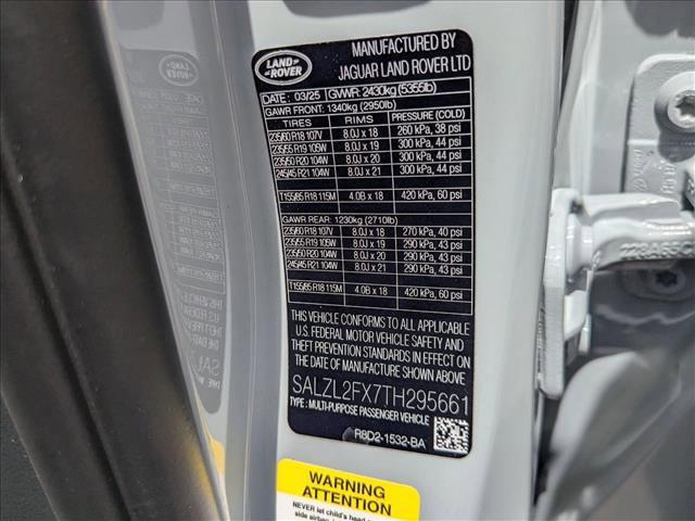 new 2026 Land Rover Range Rover Evoque car, priced at $63,695