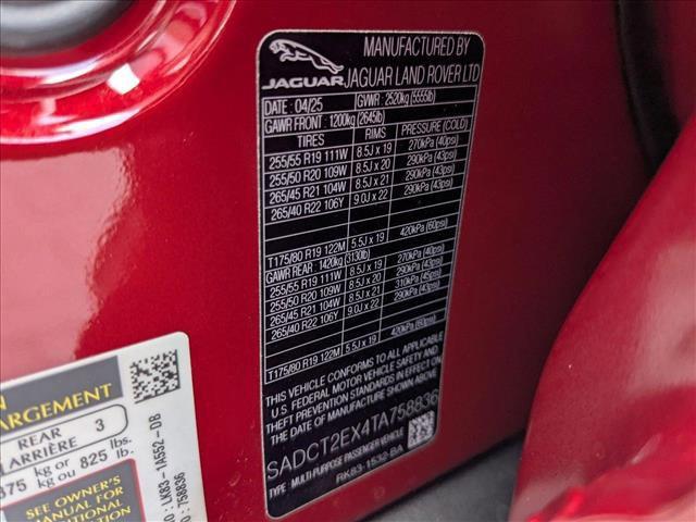 new 2026 Jaguar F-PACE car, priced at $69,788