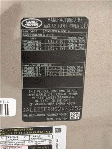 new 2025 Land Rover Defender car, priced at $165,158