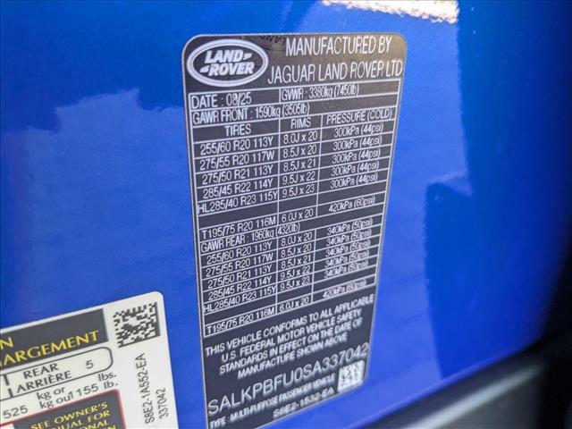 new 2025 Land Rover Range Rover car, priced at $139,705