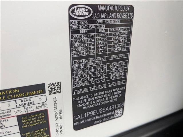 new 2025 Land Rover Range Rover Sport car, priced at $86,695