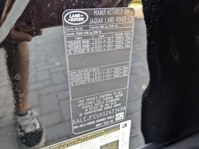 new 2025 Land Rover Defender car, priced at $88,918