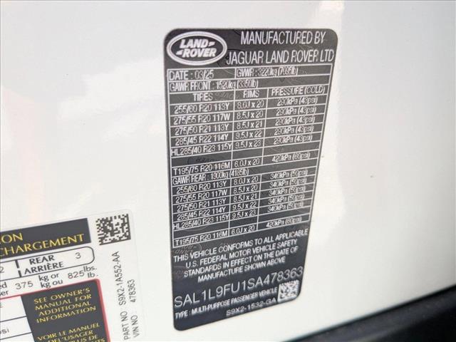 new 2025 Land Rover Range Rover Sport car, priced at $101,040