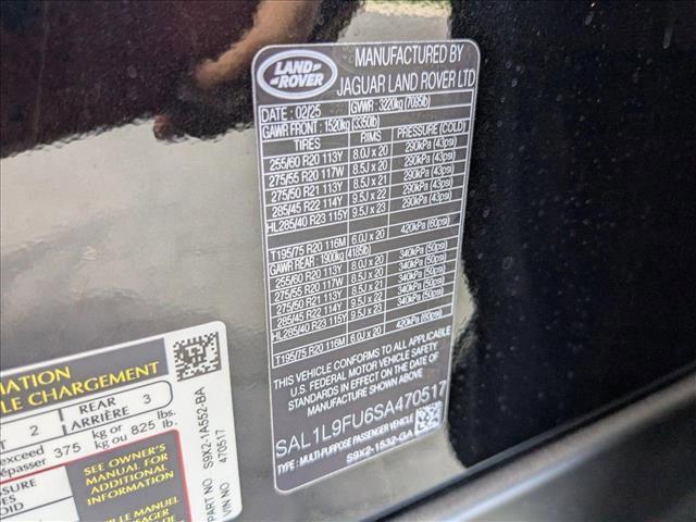 new 2025 Land Rover Range Rover Sport car, priced at $104,805