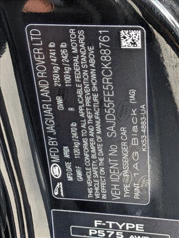 new 2024 Jaguar F-TYPE car, priced at $122,173