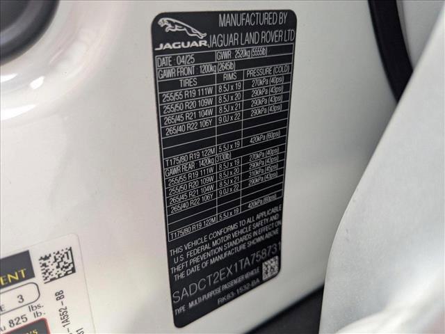 new 2026 Jaguar F-PACE car, priced at $58,375