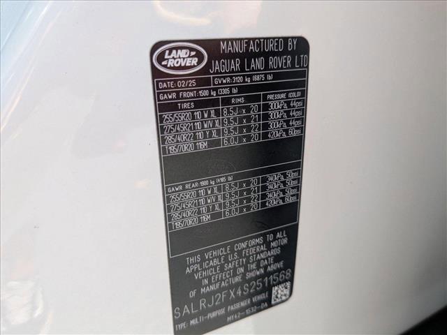 new 2025 Land Rover Discovery car, priced at $62,318