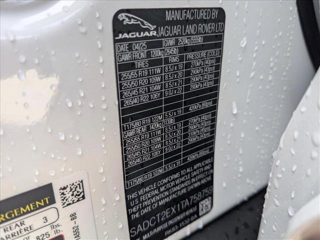 new 2026 Jaguar F-PACE car, priced at $58,375