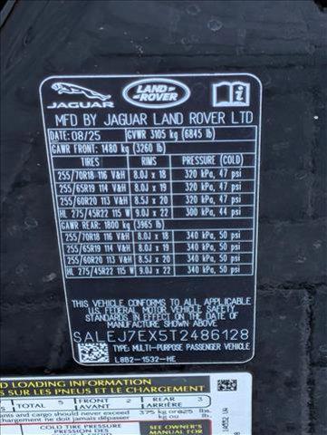 new 2026 Land Rover Defender car, priced at $73,596