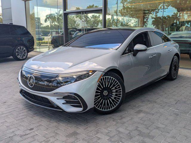 used 2022 Mercedes-Benz EQS 450+ car, priced at $37,500