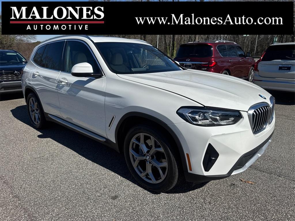 used 2022 BMW X3 car, priced at $32,590