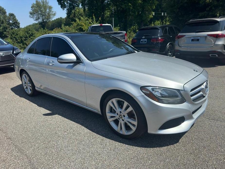 used 2018 Mercedes-Benz C-Class car, priced at $17,990