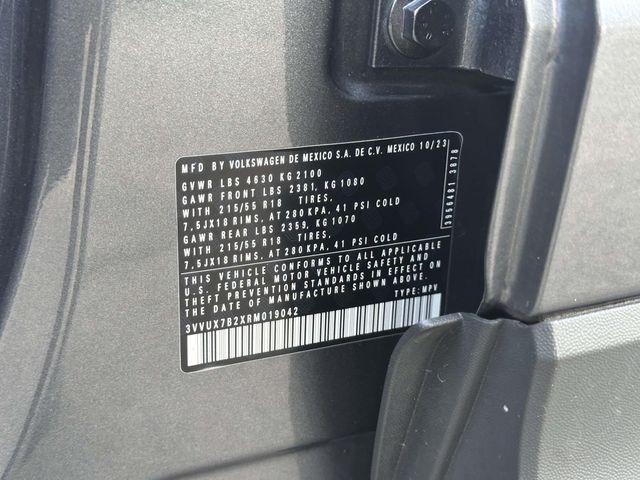 used 2024 Volkswagen Taos car, priced at $21,990