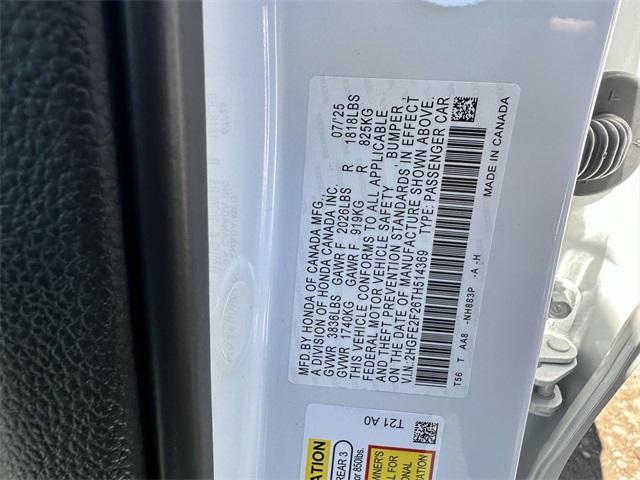 new 2026 Honda Civic car, priced at $26,200