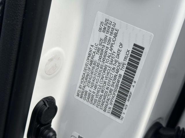 new 2025 Honda Ridgeline car, priced at $45,135