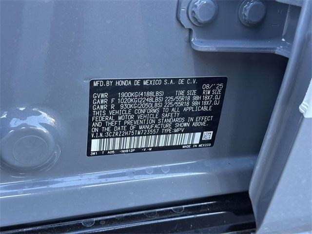 new 2026 Honda HR-V car, priced at $33,455