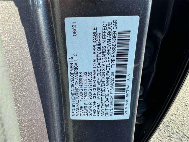 used 2021 Honda Accord car, priced at $22,439
