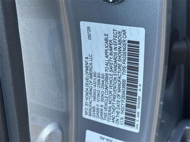 new 2025 Honda Accord car, priced at $29,445