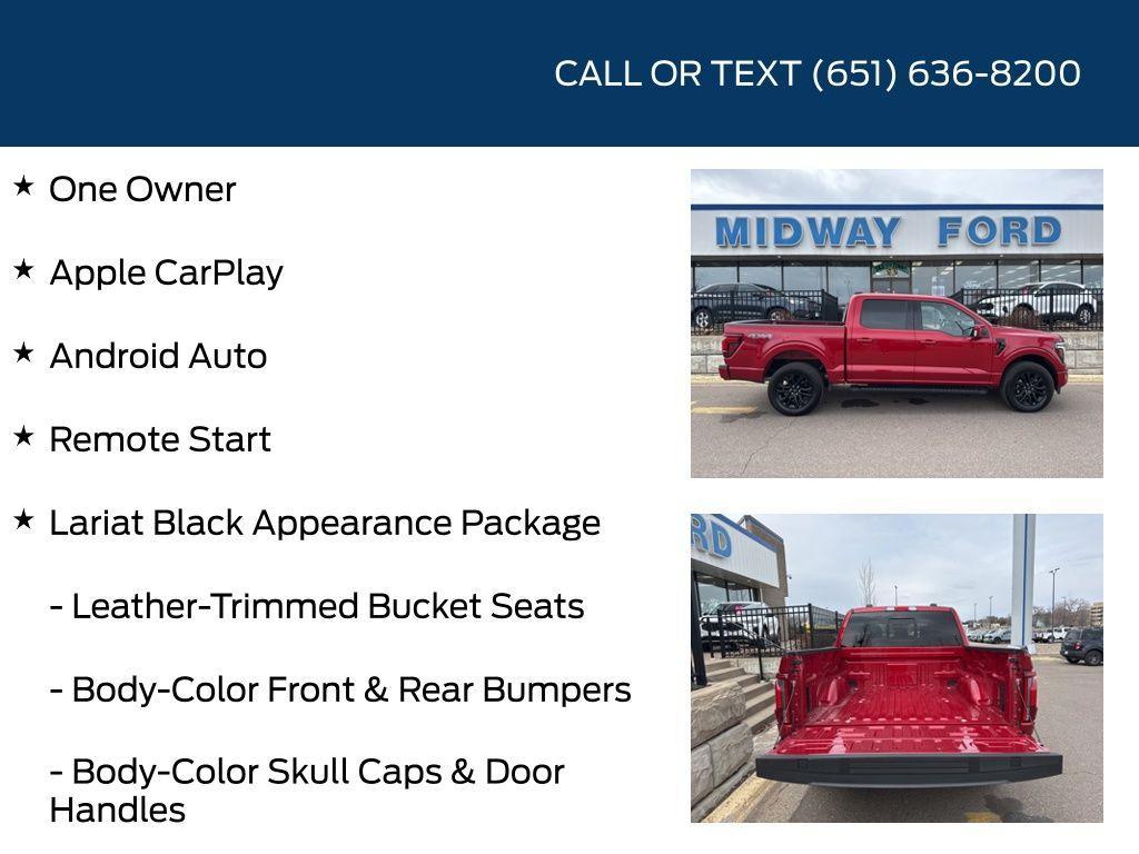 used 2024 Ford F-150 car, priced at $59,998