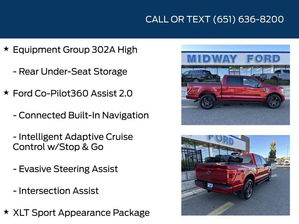 used 2021 Ford F-150 car, priced at $36,490