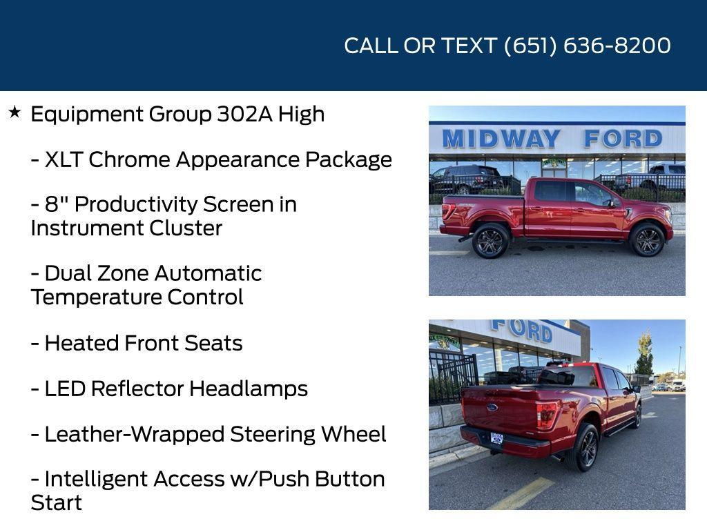 used 2021 Ford F-150 car, priced at $36,490