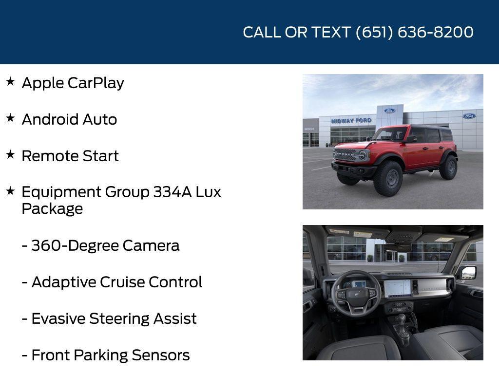 new 2025 Ford Bronco car, priced at $62,124