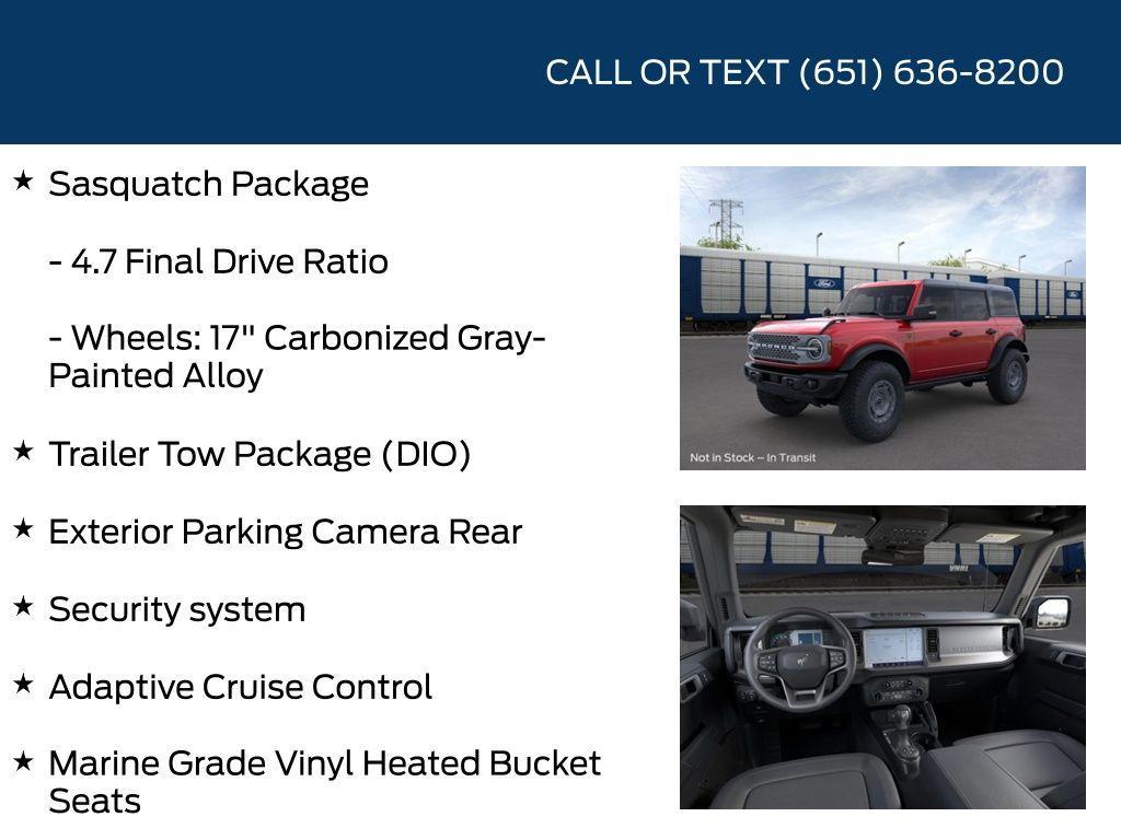 new 2025 Ford Bronco car, priced at $64,579