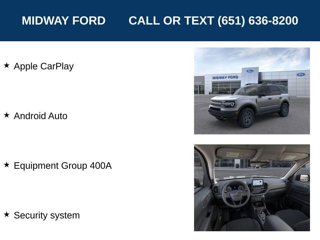 new 2024 Ford Bronco Sport car, priced at $35,549