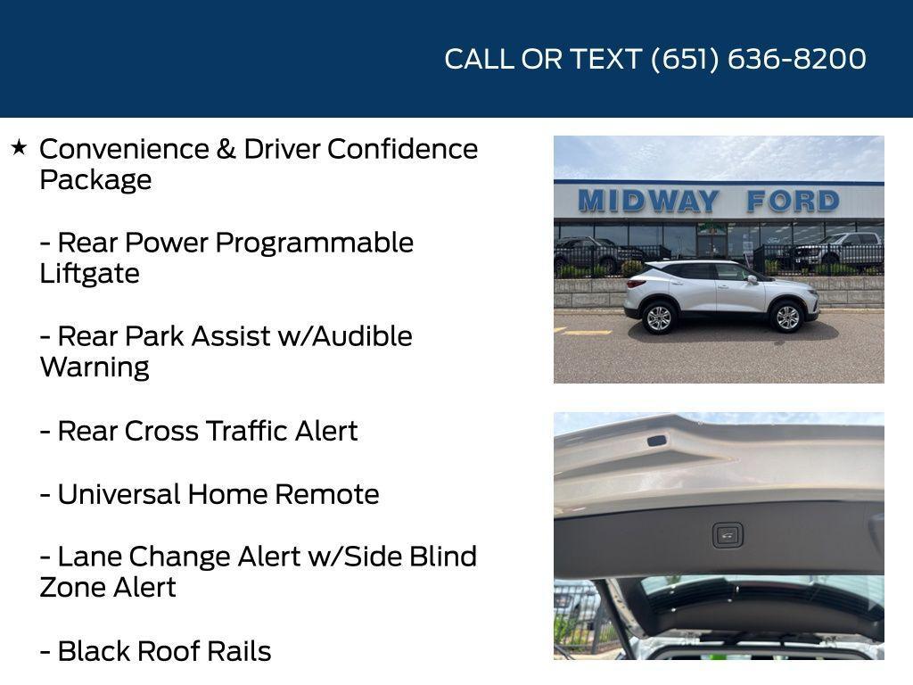 used 2021 Chevrolet Blazer car, priced at $22,831