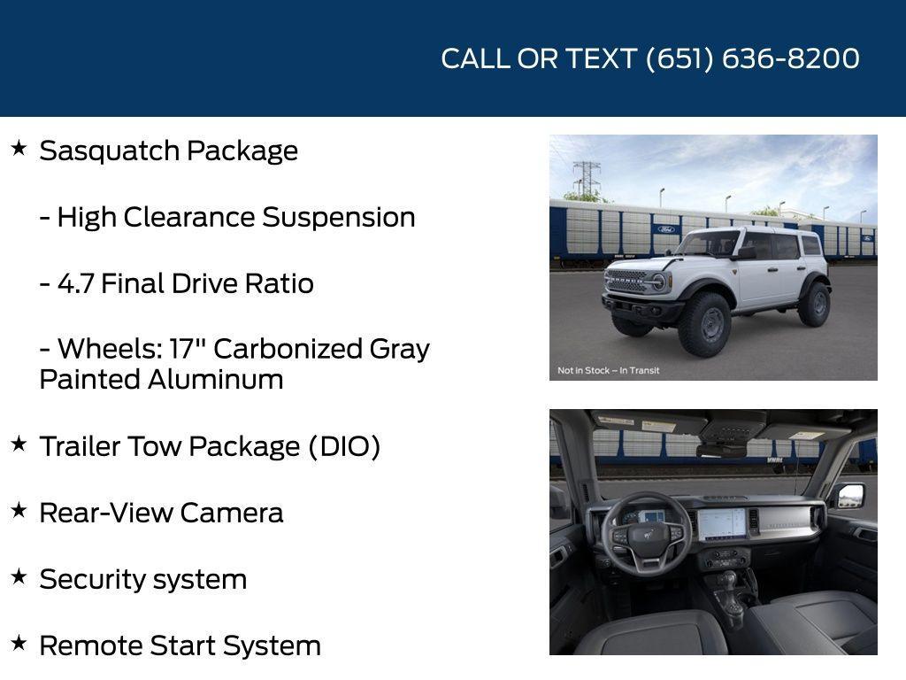 new 2025 Ford Bronco car, priced at $57,572