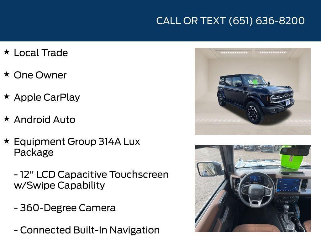 used 2021 Ford Bronco car, priced at $39,400
