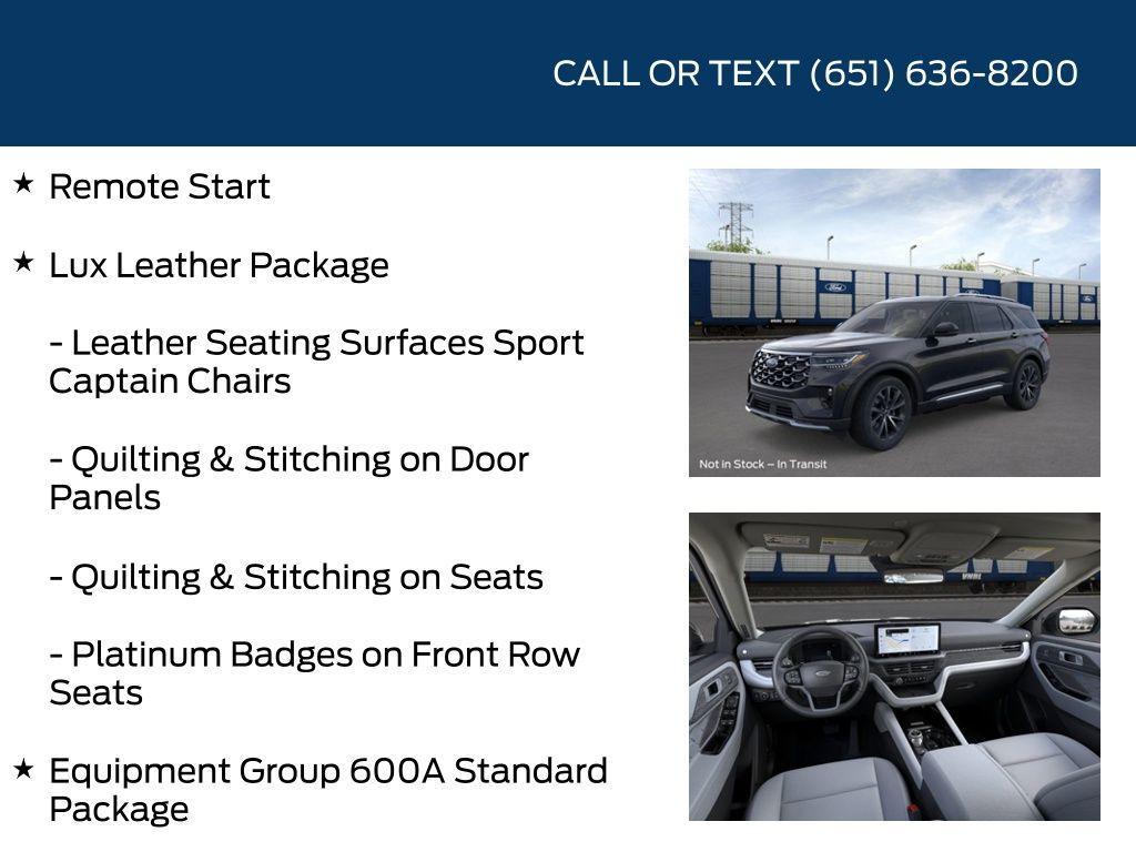 new 2025 Ford Explorer car, priced at $57,362