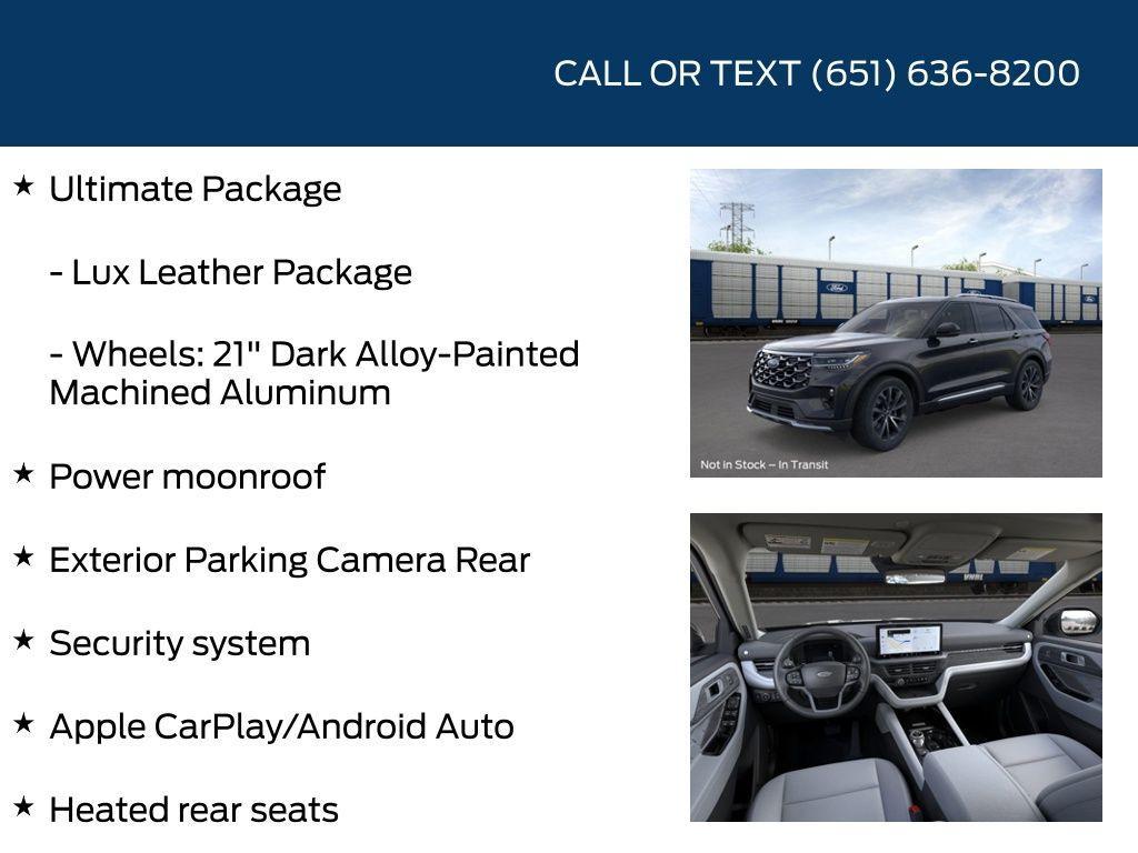 new 2025 Ford Explorer car, priced at $57,362