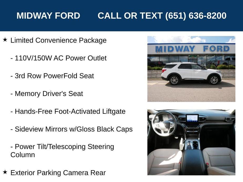 used 2022 Ford Explorer car, priced at $35,994