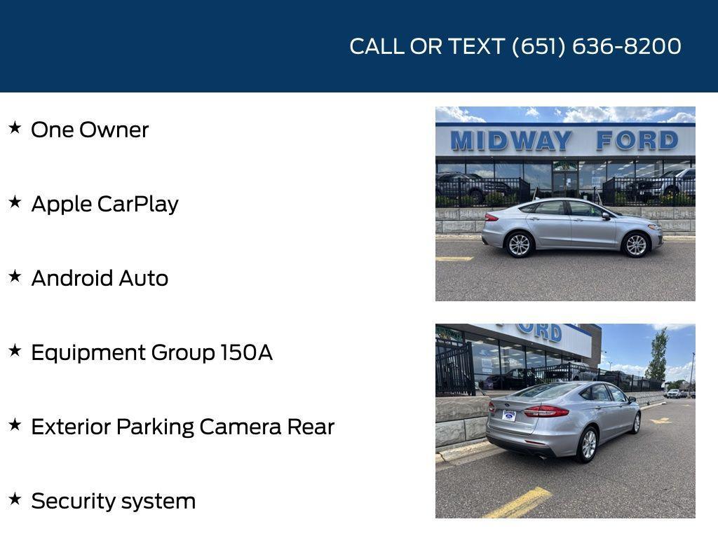 used 2020 Ford Fusion car, priced at $17,694