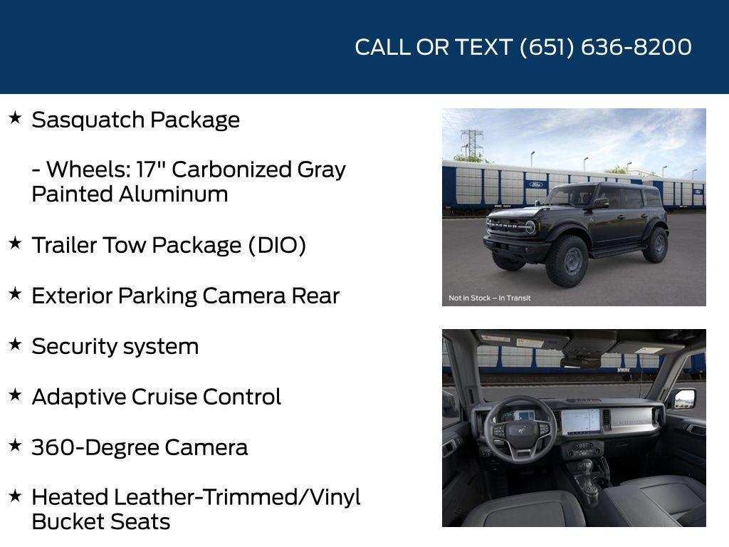 new 2025 Ford Bronco car, priced at $56,380