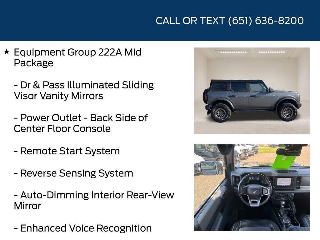 used 2021 Ford Bronco car, priced at $36,854