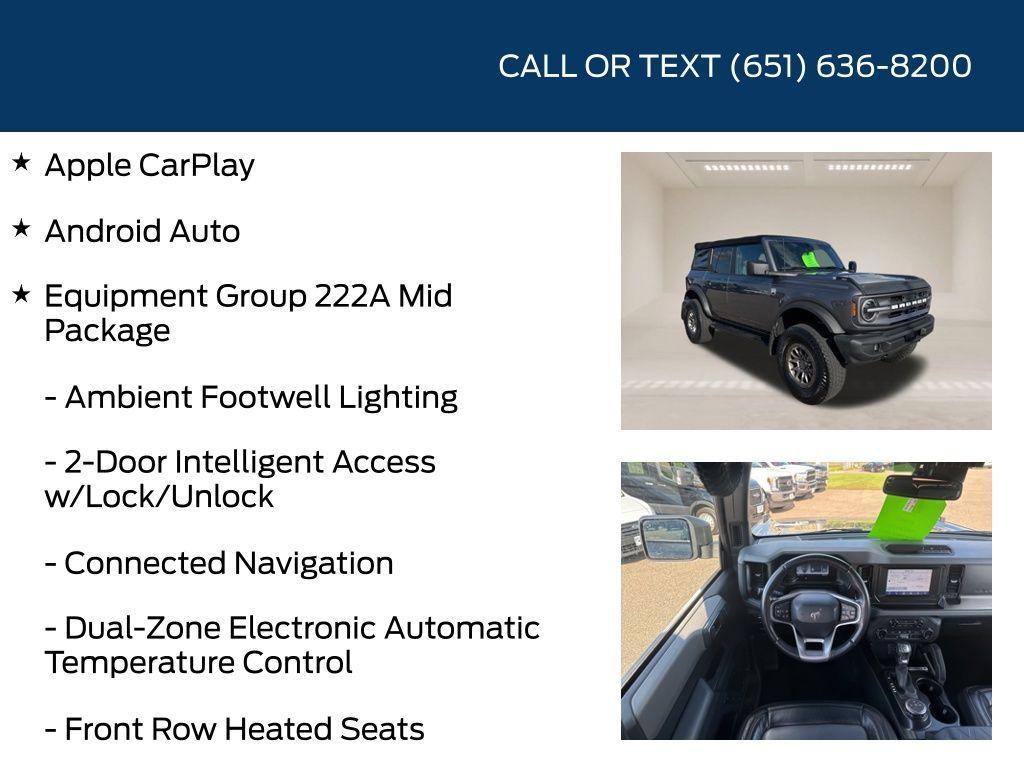 used 2021 Ford Bronco car, priced at $35,307