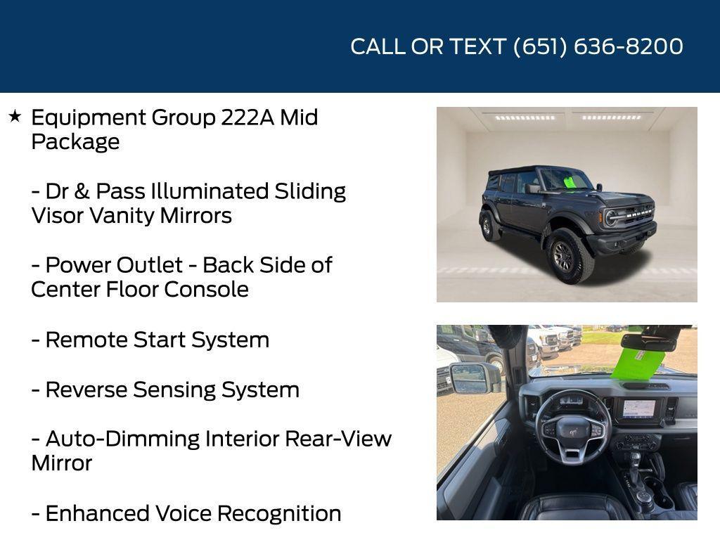 used 2021 Ford Bronco car, priced at $35,307