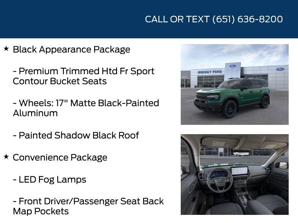 new 2025 Ford Bronco Sport car, priced at $34,209