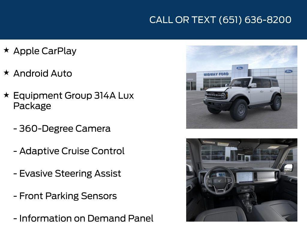 new 2025 Ford Bronco car, priced at $59,146